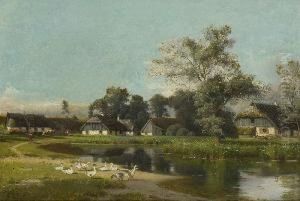 "dorf In Der Nahe Von
Tapiau". by Otto Rabe