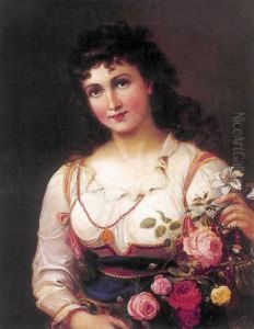 Dziewczyna Z Kwiatami, 1885 R.