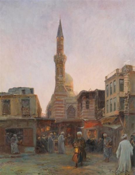 Rue Animee Au Caire - view 1