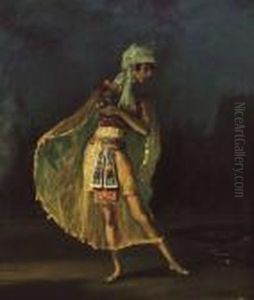 Orientalische Tanzerin by Max Friedrich Rabes