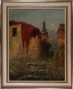 Ruckseite Beschriftet Und Betitelt by Max Friedrich Rabes