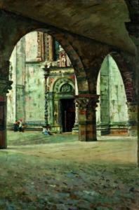 La Porta Della Rana E Il Portico Del Broletto Del Duomo Di Como