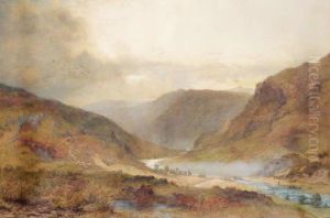 An Angler By A Stream by Charles Walter Radclyffe