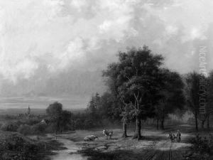 A Summer Landscape; A Winter Landscape A Summer Landscape; A Winter Landscape
