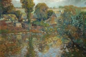 Hutten Am Wasser by Vaclav Radimsky