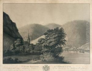 Vue De Kester Et Hirzenach by Anton Radl