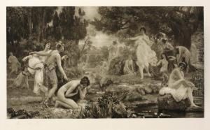 Diana And Calisto by Henrietta Rae