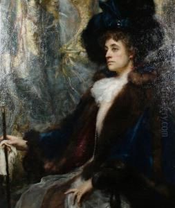 The Lady Mayoress Of London, Lady Newton by Henrietta Rae