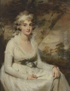 Portrait Of Mrs. Campbell by Sir Henry Raeburn