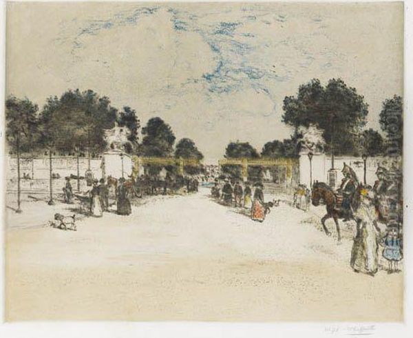 Le Jardin Des Tuilleries - view 1