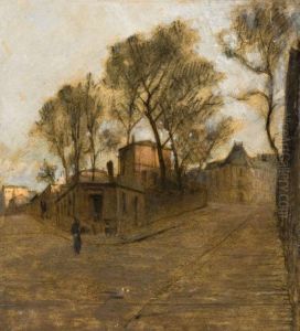 Scene De Rue A Paris by Jean-Francois Raffaelli