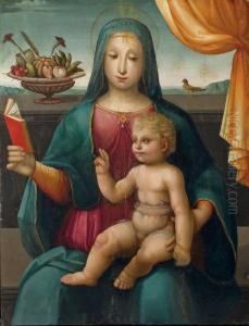 Vierge A L'enfant by Raffaello Sinibaldi Raffaello Da Montelupo