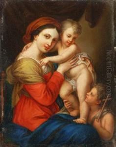 Nachfolger Maria Mit Jesus Und Johannesknaben by Santi Raffaelo