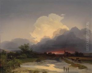 Returning Home In The Evening Light