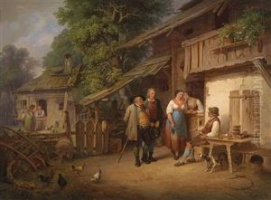 The Matchmaker by Ignaz Raffalt