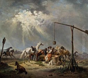 Hirte Mit Pferden In Der Puszta Hirte Mit Pferden In Der Puszta