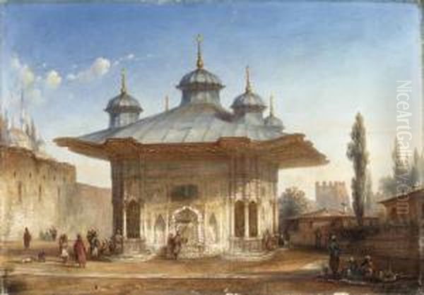 Sultan Ahmet Iii's Fountain By The Entrance To Topkapi Sarayi, Constantinople - view 1