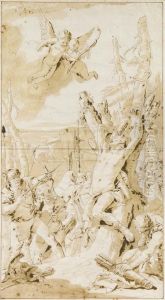 Il Martirio Di San Sebastiano by Giovanni Raggi