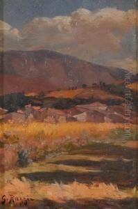 Scorcio Di Paese by Giuseppe Raggio