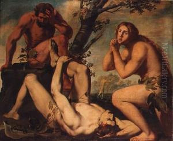 Adam And Eve Lamenting The Death Of Abel - view 1
