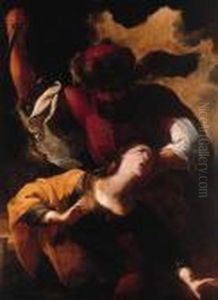 The Martyrdom Of Saint Barbara by Michele Ragolia