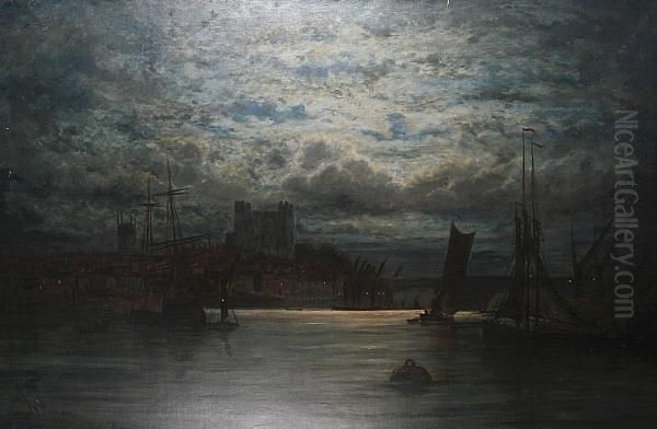 Thames View, With Rochester Castle In The Distance - view 1