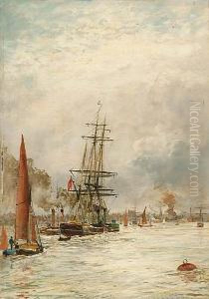 Shipping In A Harbour - view 1