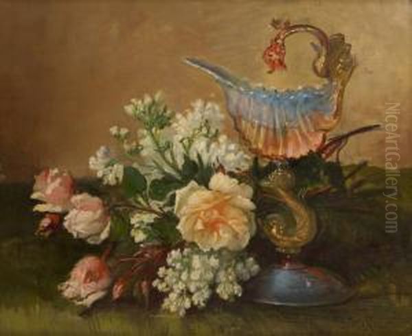 Composition Au Nautile Et Aux Fleurs - view 1