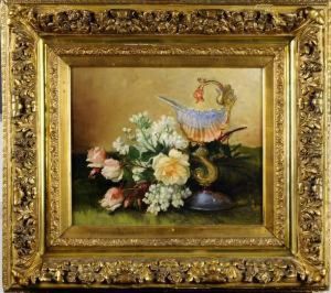 Nature Morte A La Coupe Venitienne by Jules Felix Ragot