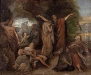 Mythologische Szene by Carl Rahl