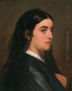 Portrait Of A Young Lady In A Veil Portrait Of A Young Lady In A Veil