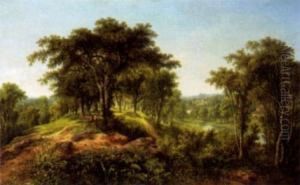 Scene On The Medway by F.J. Railton