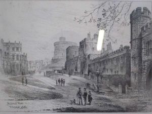 The Lower Ward,
Windsor Castle by Herbert Railton