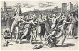 The Massacre Of The Innocents by Marcantonio Raimondi
