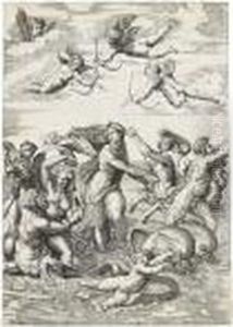 Galatea by Marcantonio Raimondi