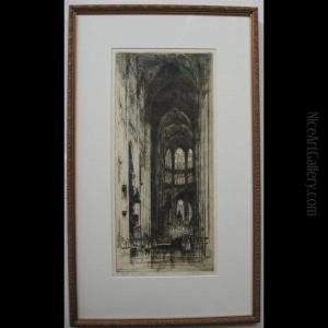 St. Owen, Rouen France by Herbert Raine