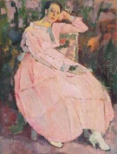 Dame En Rose by Henri Ramah