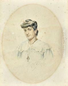 Retrato De Senhora by Antonio Ramalho