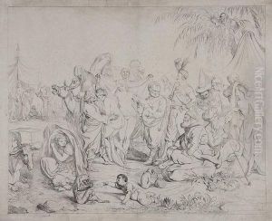 Slave Market by Johann Heinrich Ramberg