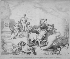 Der Vorhang Des Konigl by Johann Heinrich Ramberg