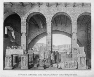 Innere Ansicht Des Sogenannten Heidenthurms by Johan Anton Alban Ramboux