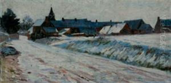 Le Village De Quezy Sous La Neige - view 1