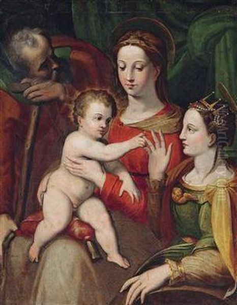 The Mystical Marriage Of St. Catherine Of Alexandria - view 1