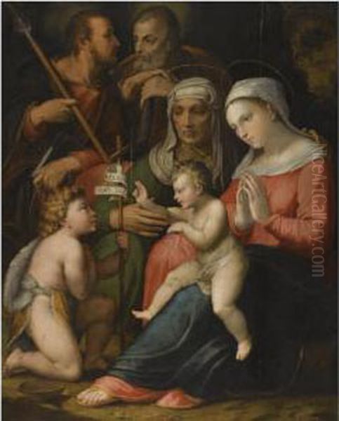 The Holy Family With Saint Anne And The Infant Saint John Thebaptist - view 1