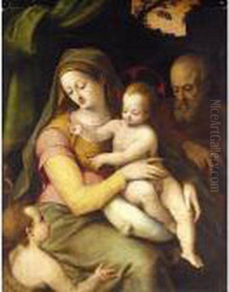 The Holy Family With The Infant Saint John The Baptist - view 1