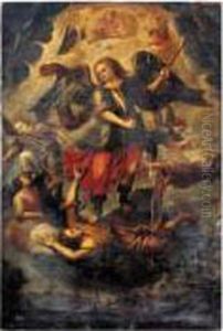 L'ange Gabriel Terrassant Les Damnes Du Jugement Dernier