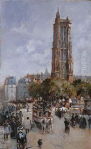 Torre De Santiago En Paris by F. Ramos