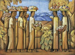 Vendedoras De Flores De Xochimilco by Alfredo Ramos Martinez