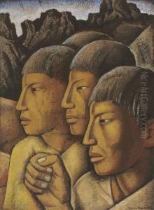 Campesinos by Alfredo Ramos Martinez