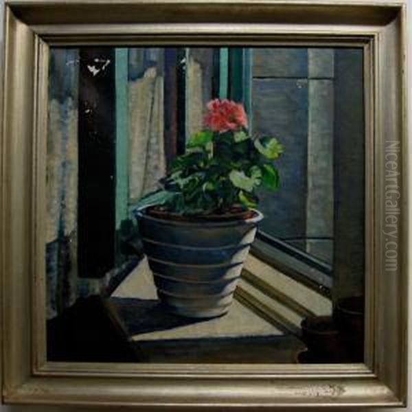 Geranium On A Windowsill - view 1
